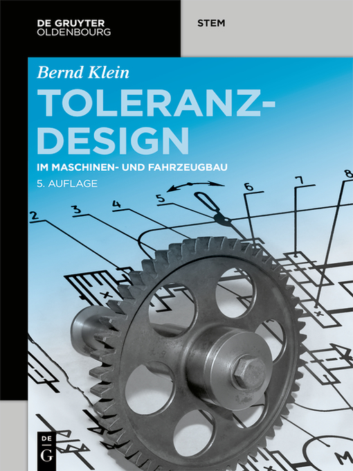 Title details for Toleranzdesign by Bernd Klein - Available